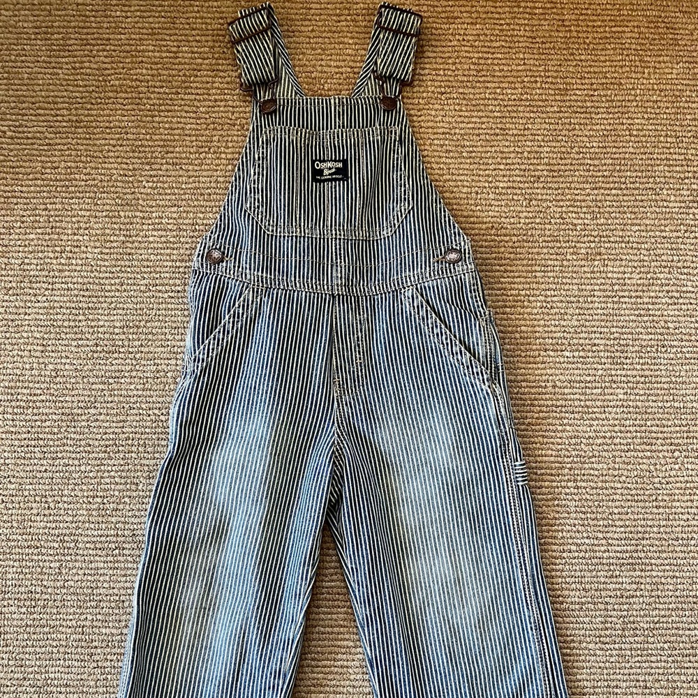 4T Osh Kosh Overalls Railroad
